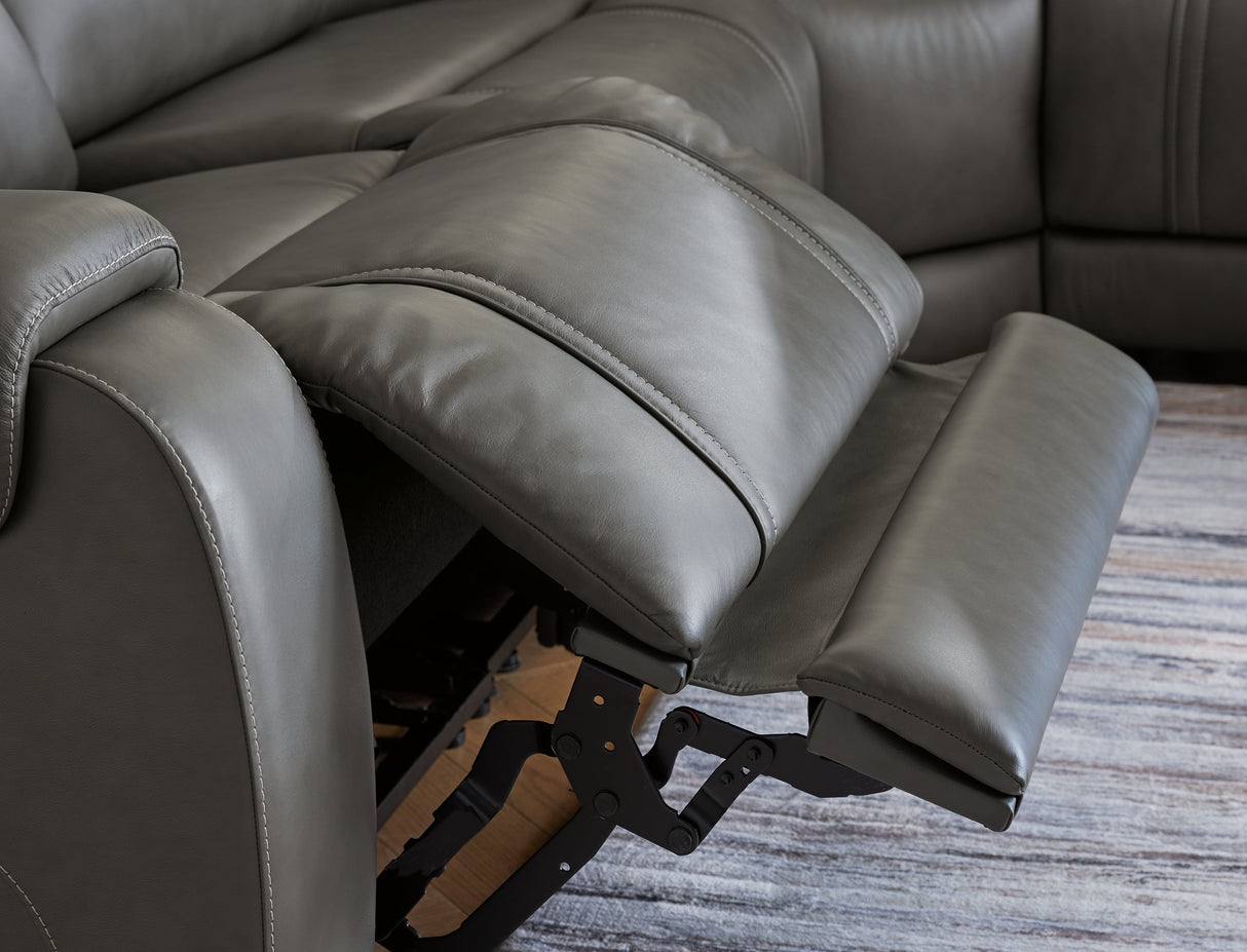 5Z - Pittson Anchor 5-Piece Power Reclining Sectional
