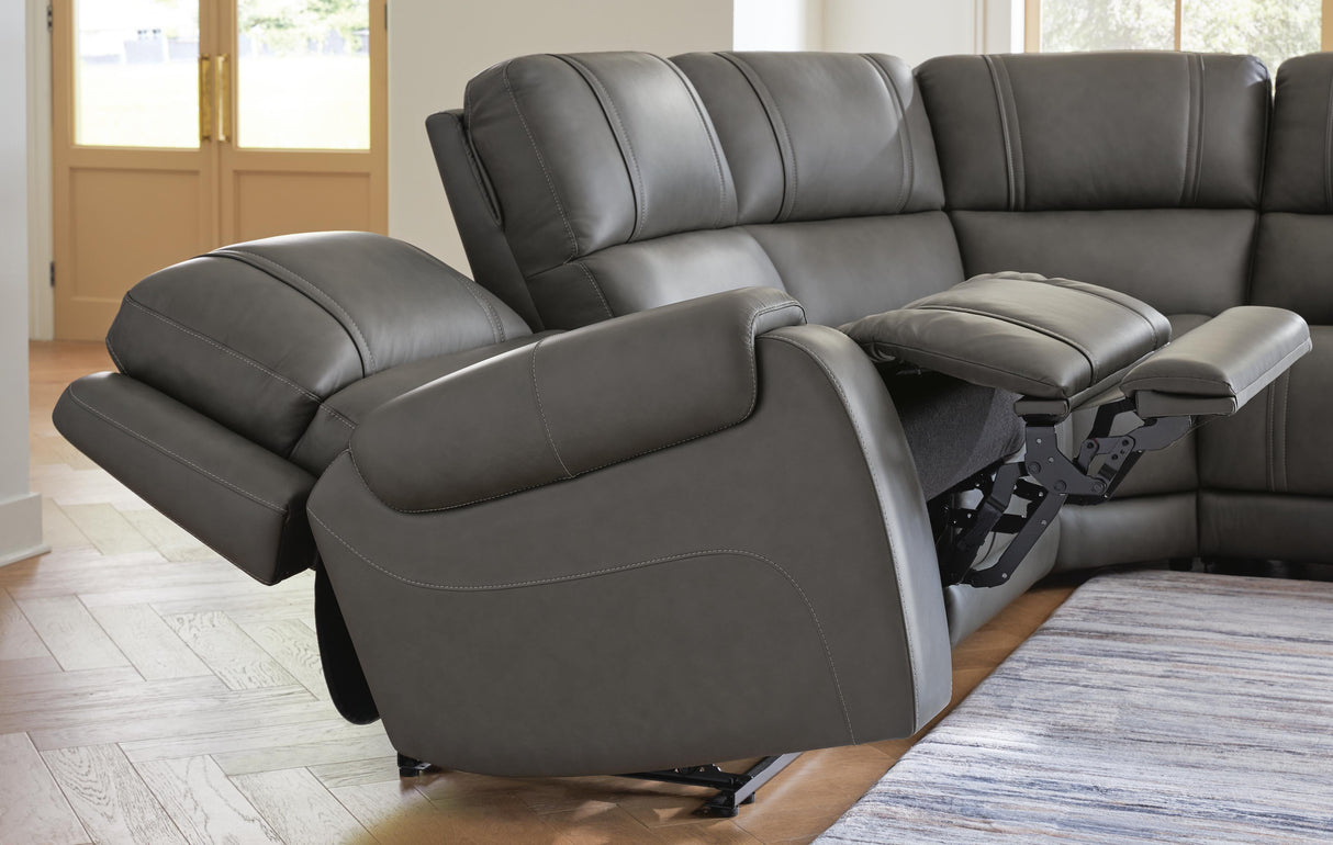 5Z - Pittson Anchor 5-Piece Power Reclining Sectional