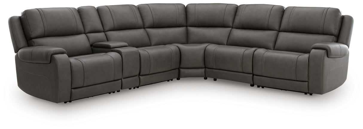 5Z - Pittson Anchor 6-Piece Power Reclining Sectional