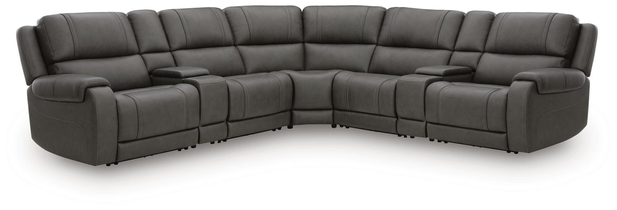 5Z - Pittson Anchor 7-Piece Power Reclining Sectional