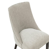 6-Piece Beever Dining Chair and Arm Chair in Taupe by Manhattan Comfort at Eve Furniture