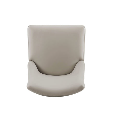 6-Piece Connie Dining Chair and Arm Chair in Light Grey by Manhattan Comfort at Eve Furniture