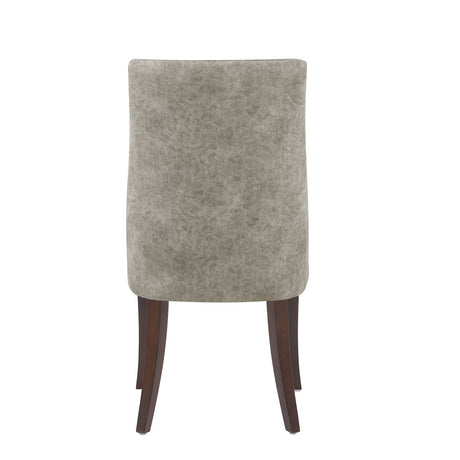 6-Piece Connie Dining Chair and Arm Chair in Taupe by Manhattan Comfort at Eve Furniture