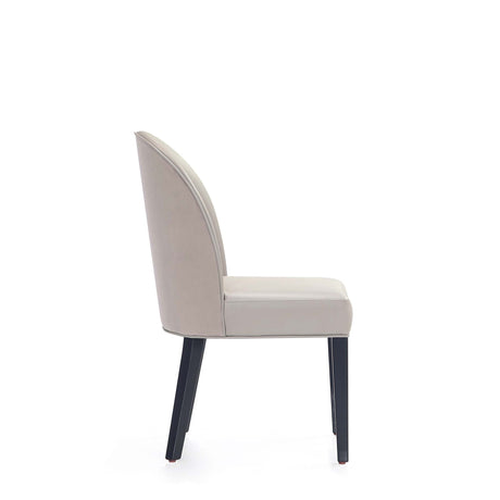 6-Piece Hillman Dining Chair and Arm Chair in Light Grey by Manhattan Comfort at Eve Furniture