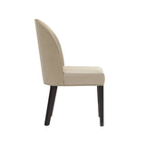 6-Piece Hillman Dining Chair and Arm Chair in Sand by Manhattan Comfort at Eve Furniture