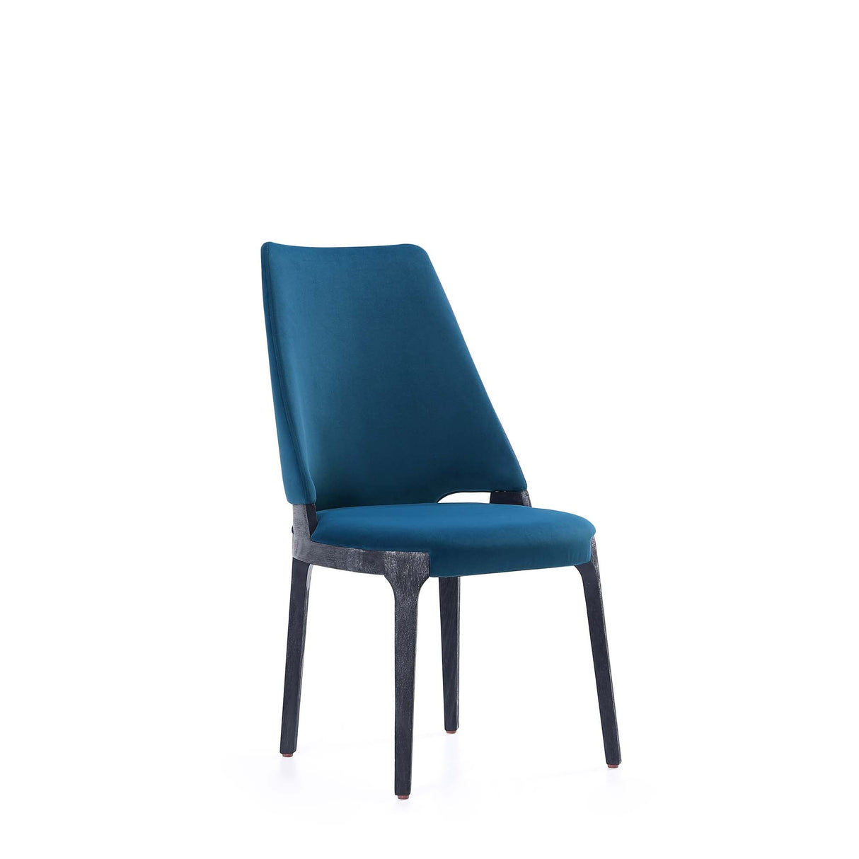 6-Piece Kara Dining Side and Arm Chairs in Blue by Manhattan Comfort at Eve Furniture