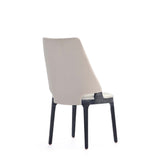 6-Piece Kara Dining Side and Arm Chairs in Light Grey by Manhattan Comfort at Eve Furniture