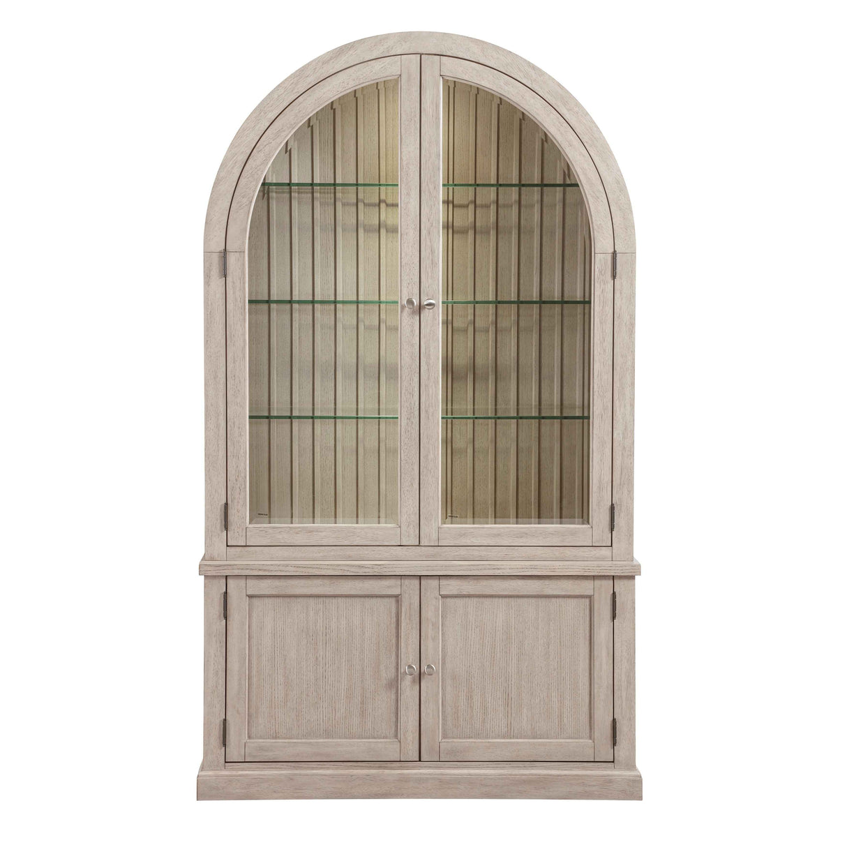 Lofton Light Gray Curio Cabinet
