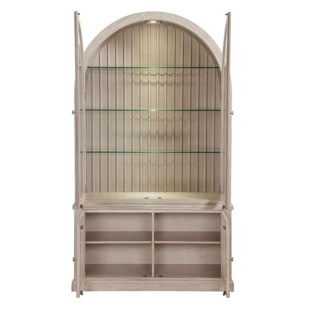 Lofton Light Gray Curio Cabinet