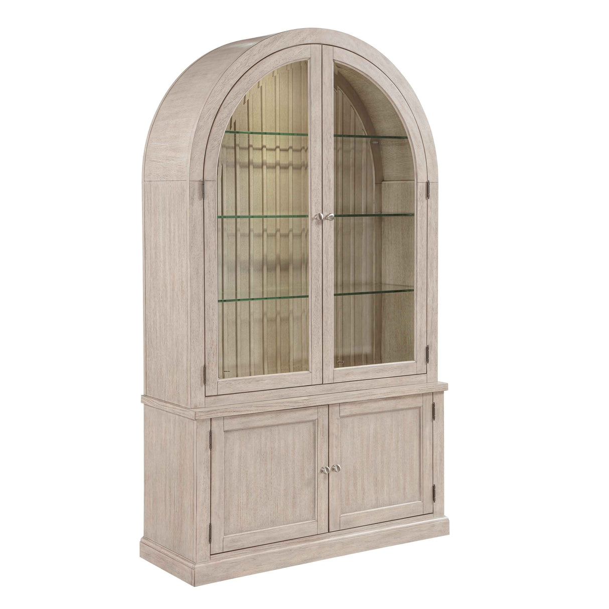 Lofton Light Gray Curio Cabinet