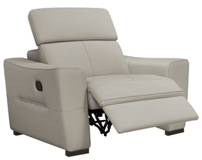 6021 Grey Armchair w/ manual recliners by ESF Furniture at Eve Furniture