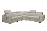 6021 Grey Sectional and armchair w/ manual recliners by ESF Furniture at Eve Furniture