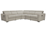 6021 Grey Sectional and armchair w/ manual recliners by ESF Furniture at Eve Furniture