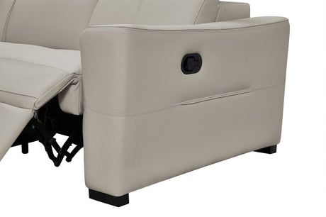 6021 Grey Sectional w/ manual recliners by ESF Furniture at Eve Furniture