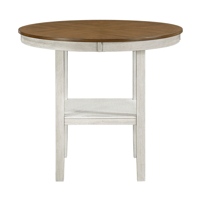 Tyler White 5-Piece Pack Counter Height Set by Homelegance at Eve Furniture