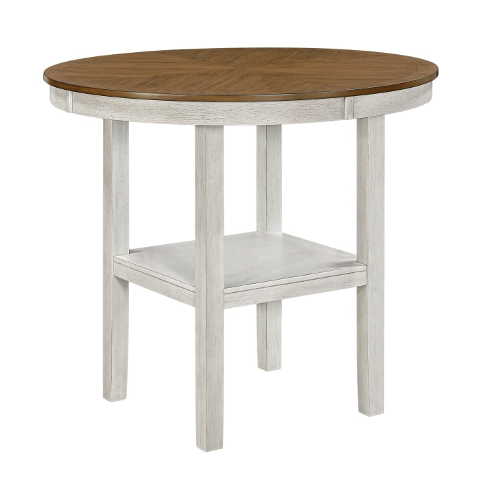 Tyler White 5-Piece Pack Counter Height Set by Homelegance at Eve Furniture