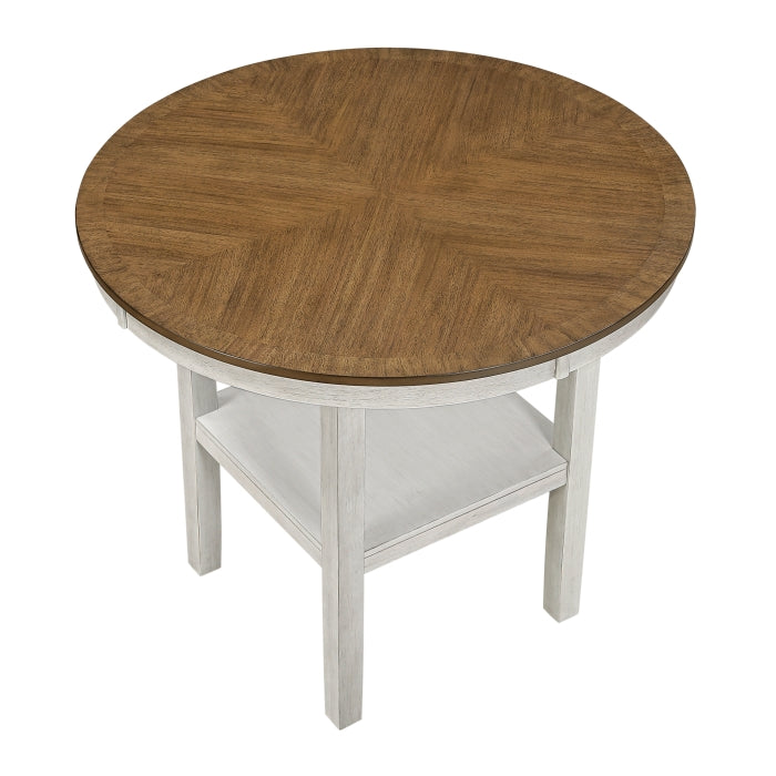 Tyler White 5-Piece Pack Counter Height Set by Homelegance at Eve Furniture