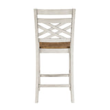 Tyler White 5-Piece Pack Counter Height Set by Homelegance at Eve Furniture