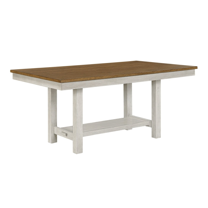 Tyler White Dining Table by Homelegance at Eve Furniture
