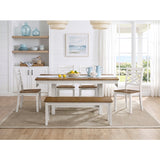 Tyler White Dining Table by Homelegance at Eve Furniture