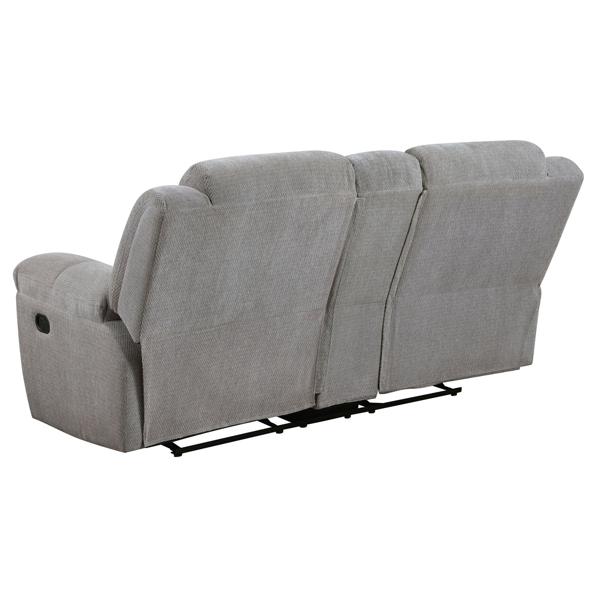 Gilson Grey 2-Piece Chenille Upholstered Reclining Living Room Set
