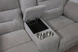 Gilson Grey 2-Piece Chenille Upholstered Reclining Living Room Set