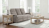 Hamilton Chenille Upholstered Manual Reclining Sofa Sand (Copy)