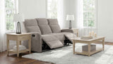 Hamilton Chenille Upholstered Manual Reclining Sofa Sand (Copy)