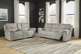 Next-Gen Gaucho Fossil Power Reclining Living Room Set