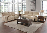 Next-Gen Gaucho Latte Power Reclining Living Room Set