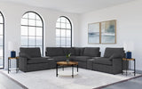 Collins Dark Gray 7-Piece Modular Power Reclining Sectional by Coaster at Eve Furniture