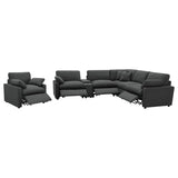 Collins Dark Grey 6-piece Modular Power Reclining Sectional