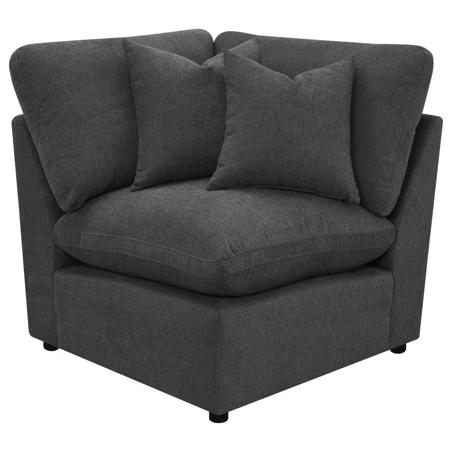 Collins Dark Grey 5-Piece Modular Power Reclining Sectional