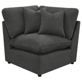 Collins Dark Grey 5-Piece Modular Power Reclining Sectional