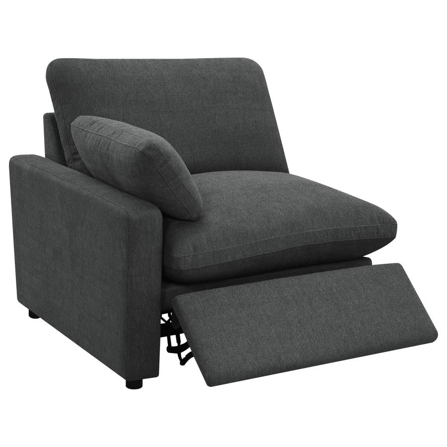 Collins Dark Grey 5-Piece Modular Power Reclining Sectional