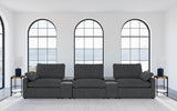 Collins Dark Grey 5-Piece Power Reclining Home Theater Seating