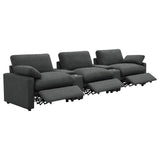 Collins Dark Grey 5-Piece Power Reclining Home Theater Seating