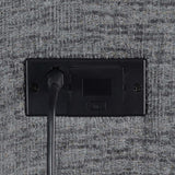 Bahrain Charcoal Upholstered Power Reclining Sofa