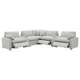 Collins Grey 7-Piece Modular Power Reclining Sectional