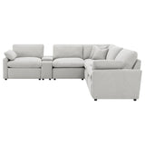 Collins Grey 7-Piece Modular Power Reclining Sectional