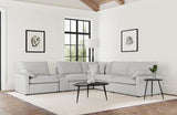 Collins Gray 6-Piece Modular Power Reclining Sectional by Coaster at Eve Furniture