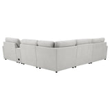 Collins Grey 6-Piece Modular Power Reclining Sectional