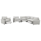 Collins Grey 6-Piece Modular Power Reclining Sectional