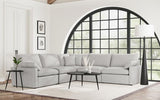 Collins Grey 5-piece Modular Power Reclining Sectional