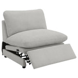 Collins Grey 5-piece Modular Power Reclining Sectional