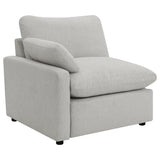 Collins Grey 5-piece Modular Power Reclining Sectional