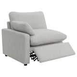 Collins Grey 5-piece Modular Power Reclining Sectional