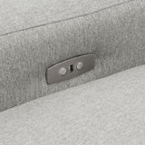 Collins Grey 5-piece Modular Power Reclining Sectional
