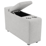 Collins Grey 5-Piece Power Reclining Home Theater Seating