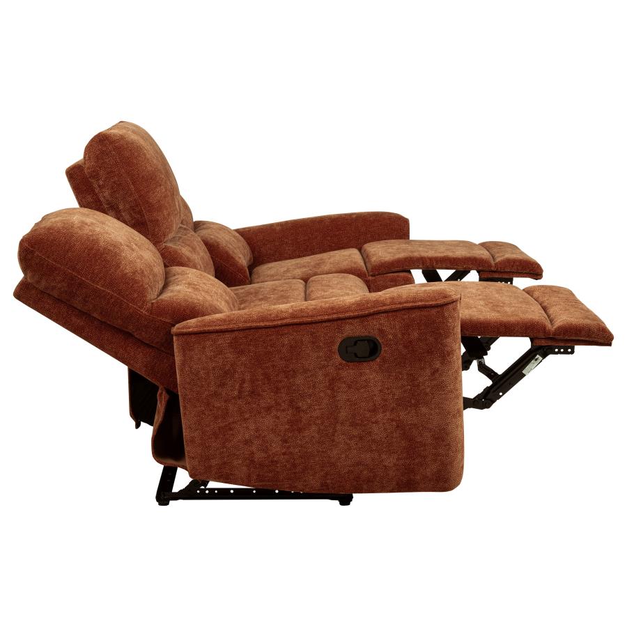 Navarro Orange 2-Piece Upholstered Reclining Living Room Set